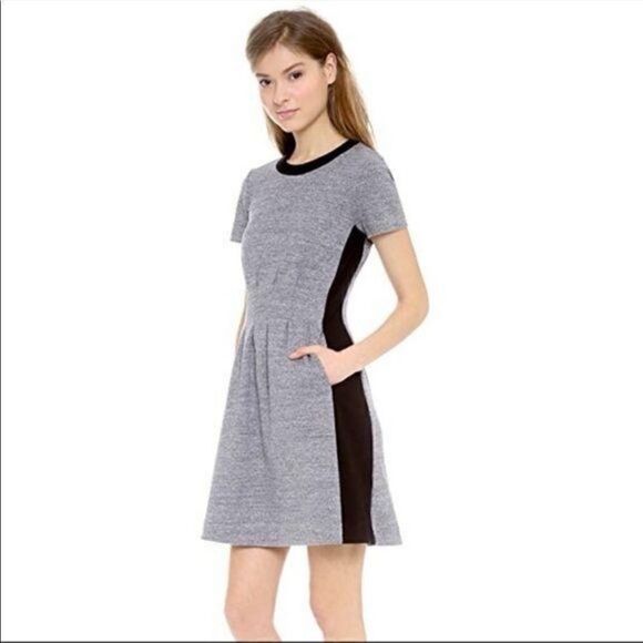 Madewell Parkline Grey and Black Dress - Picture 6 of 10